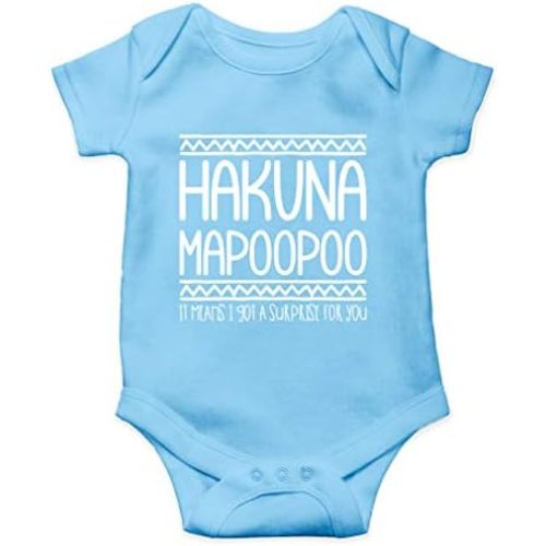 AW Fashions Hakuna Mapoopoo Baby Bodysuit Cute and Funny Newborn Apparel Trendy Outfit for Boys or Girls