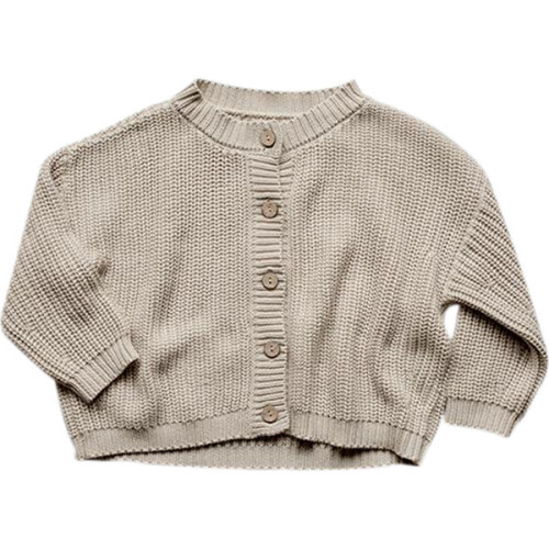The Chunky Cardigan, Oatmeal - The Simple Folk Basics | Maisonette