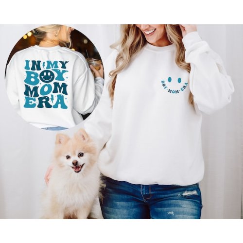 In My Boy Mom Era Sweatshirt, Boy Mama Sweatshirt, Boy Mom Club, Boy Mom Sweatshirt, New Mom Gift, Gender Reveal, Expecting Mom Gift - Etsy