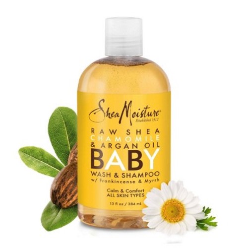 SheaMoisture Raw Shea Chamomile & Argan Oil Baby Head-To-Toe Wash & Shampoo - 13oz