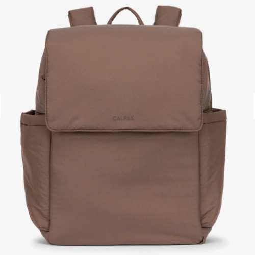 Diaper Backpack with Laptop Sleeve - HAZELNUT