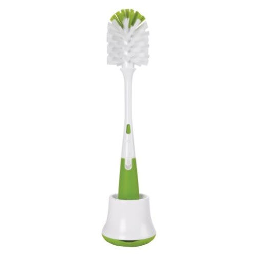 OXO Tot Bottle Brush with Nipple Cleaner and Stand, Green