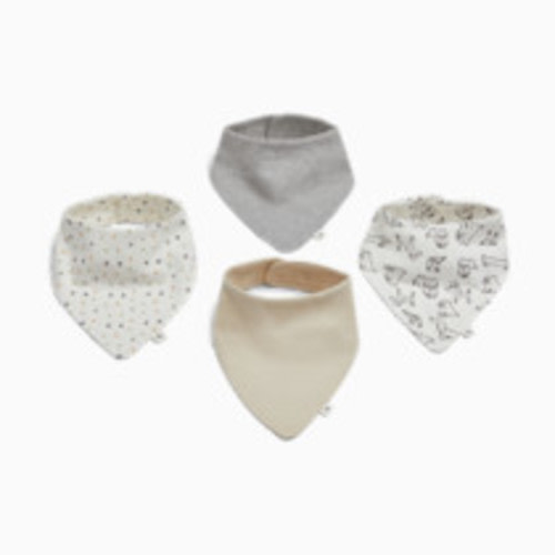Small Story Solid Bandana Bib 4 Pack - Crazy Dogs