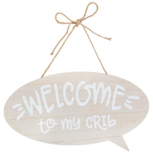Welcome To My Crib Wall Decor