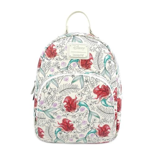 Loungefly x The Little Mermaid Ariel Allover-Print Mini Backpack (One Size, Multicolored)