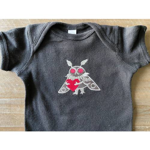 Mothman Baby Love Bodysuit