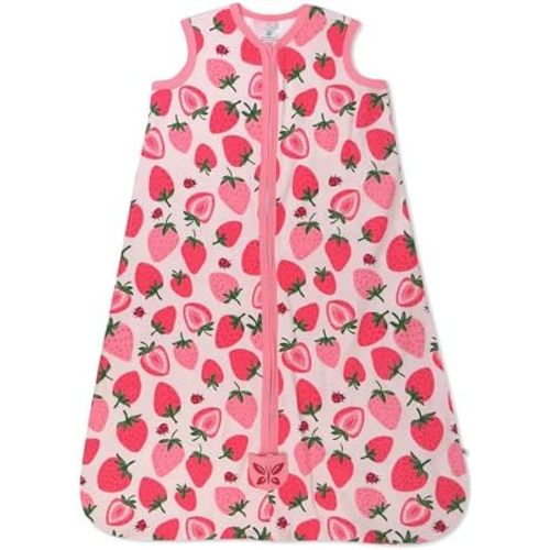 HonestBaby Zip Front Wearable Blanket 100% Organic Cotton for Infant Baby Boys, Girls
