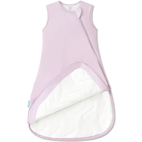 PurComfy Supersoft Sleep Sack 1.0 TOG, Premium Bamboo Viscose Baby Sleeping Bag 2-Way Zipper Sleep Sack Baby Wearable Blanket