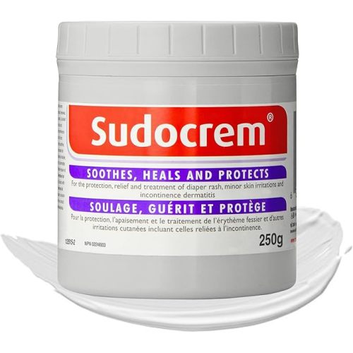Sudocrem - Diaper Rash Cream for Baby, Soothes, Heals, and Protects, Relief and Treatment of Diaper Rash, Zinc Oxide Cream - 250g
