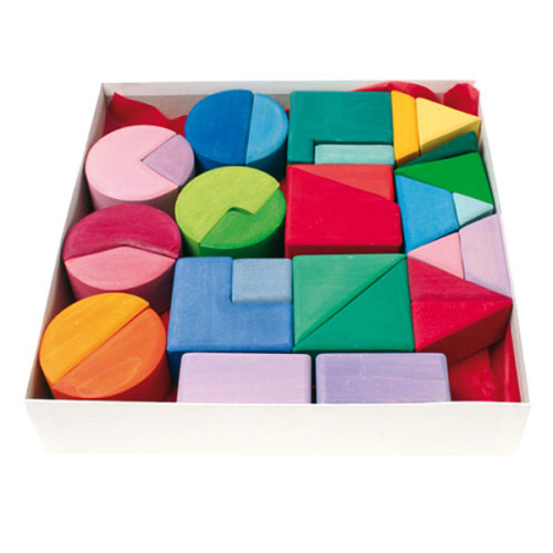 Building Set Triangle, Square, Circle (Grimm's)