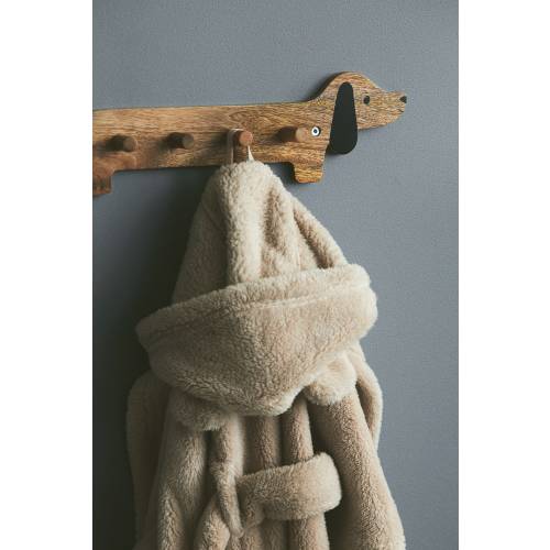 WOODEN WALL-MOUNTED RACK