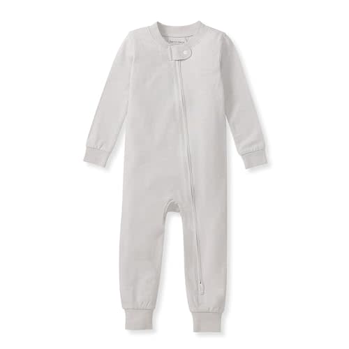 Burt's Bees Baby Unisex Baby Honeysoft Pajamas, Footless One-piece Zip-up Pj, Soft Organic Cotton & Lyocell Blend