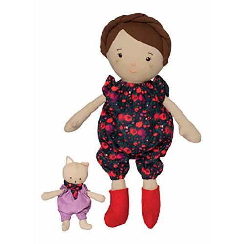 Manhattan Toy Playdate Friends Freddie Machine Washable and Dryer Safe 14 Inch Doll with Companion Stuffed Animal