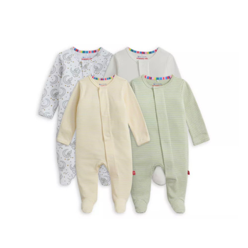 Unisex Footie Bundle, Pack of 4 - Baby
