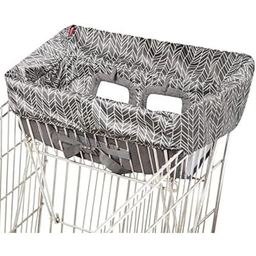 Skip Hop Shopping Cart Cover, Take Cover, Grey Feather