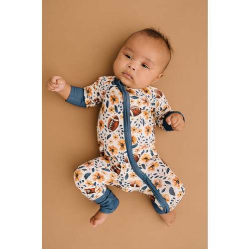 Football Blooms Bamboo Sleeper