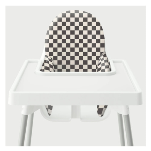 Highchair Cushion Cover - Classic Check – Yeah Baby Goods