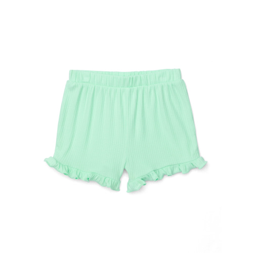Garanimals Toddler Girl Ruffle Solid Rib Shorts, Sizes 18M-5T
