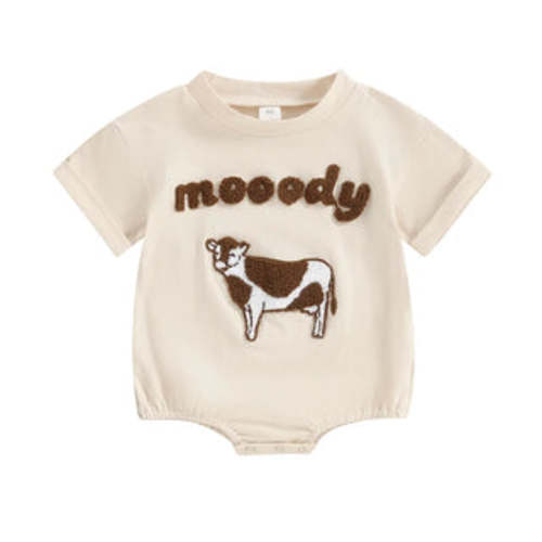 MOOODY T-Shirt Onesie - Hazel & Bo