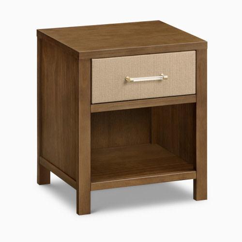 Namesake Eloise Assembled Nightstand - Natural Walnut & Performance Sand Eco-Weave