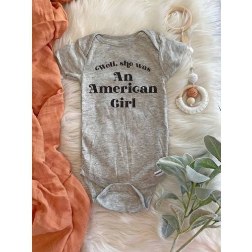 Well She Was an American Girl/ Tom Petty/ Baby Bodysuit/ - Etsy