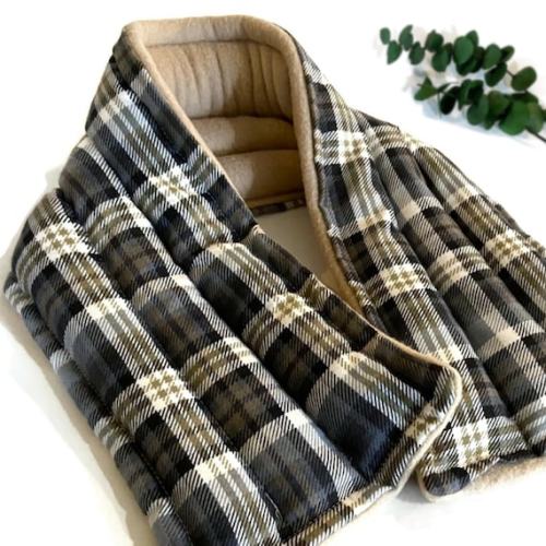 XL Long Flax Heating Pad Rice Heat Pack, Microwave Neck Warmer Wrap, Relaxation Gift for Dad, Him, Neck Pain Gift for Him - Etsy