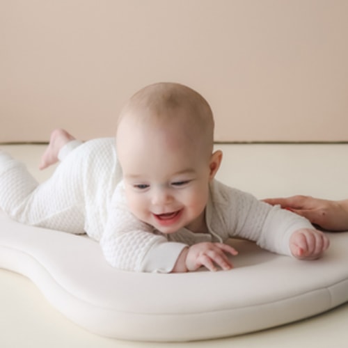 Snuggle Me Organic Lounger Curve + Muslin Cover Set | Natural