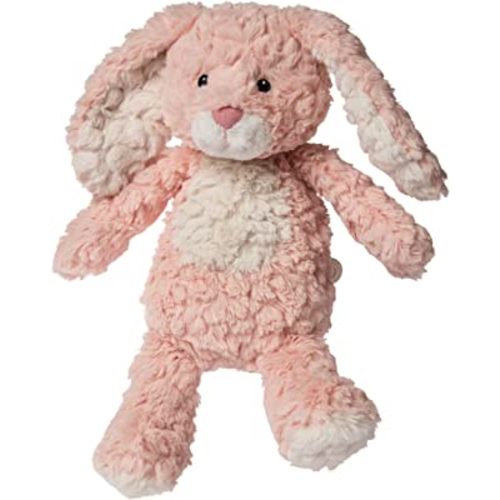 Mary Meyer Putty Nursery Wind-Up Musical Soft Toy, 12-Inches, Musical Pink Bunny