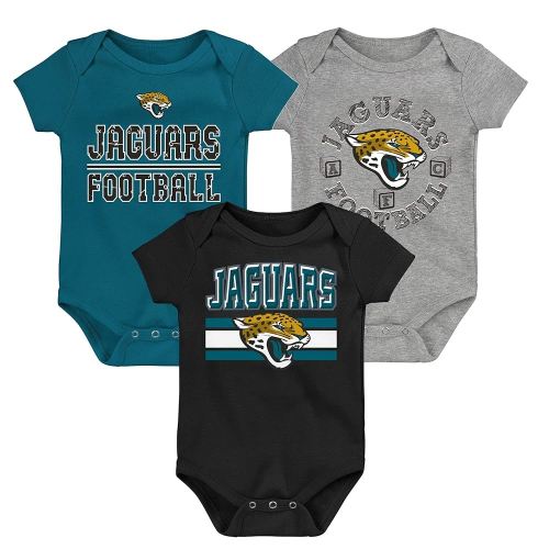 Outerstuff NFL Newborn First and Ten 3 Piece Creeper Set, Team Variation