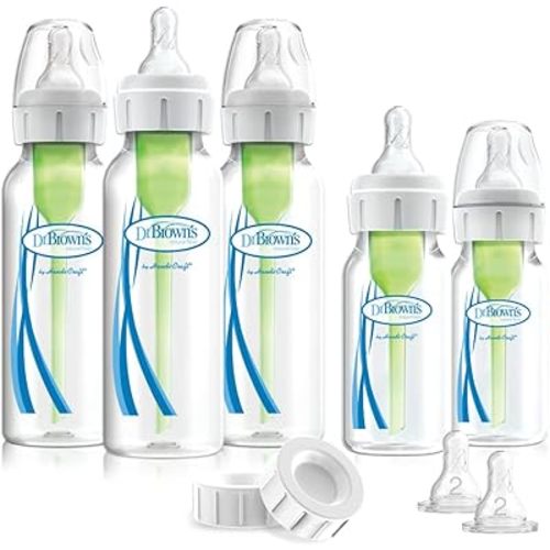 Dr. Brown's Options Narrow Feeding Set, Clear - Packaging may vary