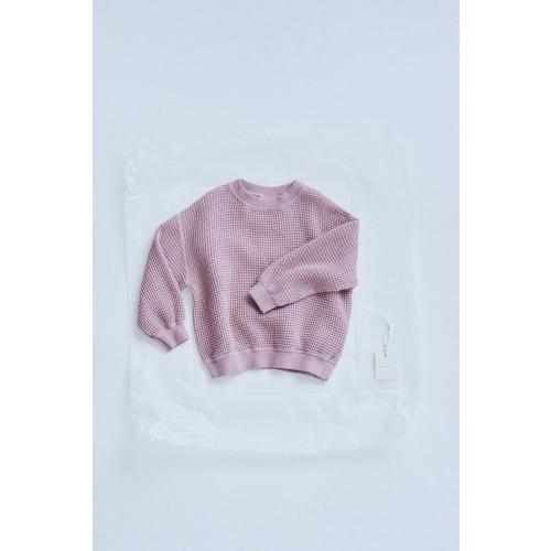 TIMELESZ - WAFFLE SWEATSHIRT - Pink | ZARA United States