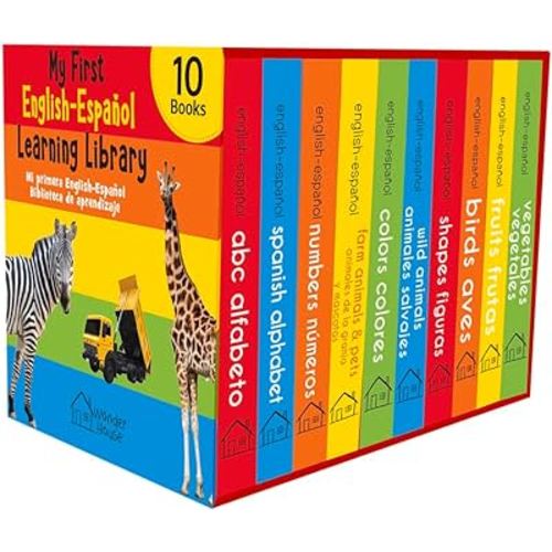 My First English - Español Learning Library (Mi Primera English - Español Learning Library): Boxset of 10 English - Spanish Board Books (Spanish Edition)
