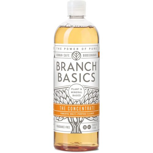 Branch Basics Concentrate REFILL- Multi-surface All Purpose Cleaner Concentrate - Laundry, Kitchen, and Bathroom Cleaner (33.8 Oz) Fragrance-Free