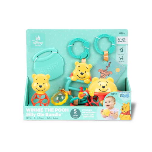 Bright Starts Oball Disney Baby Winnie the Pooh Silly Ole Bundle Gift Set - 5 toys - Walmart.ca
