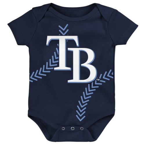Newborn & Infant Tampa Bay Rays Navy Running Home Bodysuit