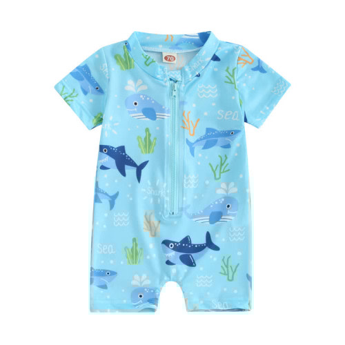 Baby Toddler Boy Shark Boxer Shorts Swimsuit
