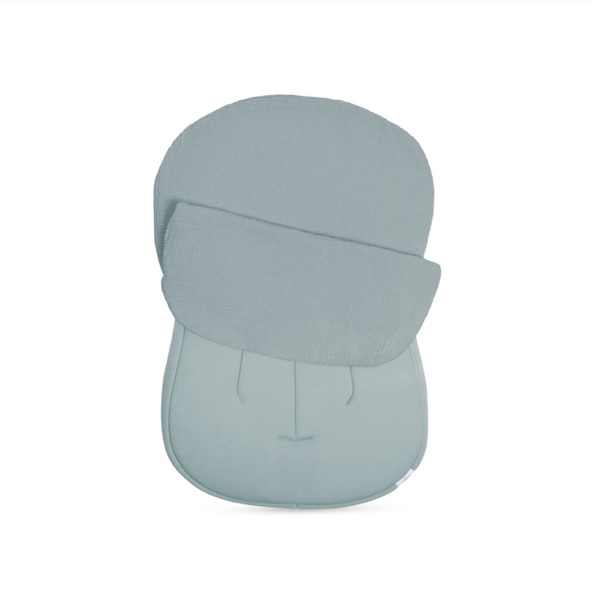 Lounger Curve Muslin Cover | Slate
