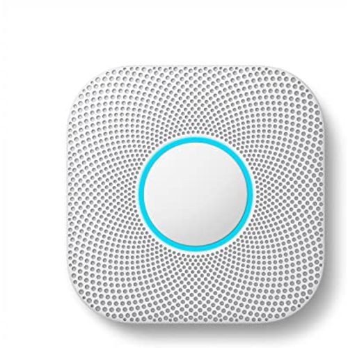Google Nest Protect - Smoke Alarm - Smoke Detector and Carbon Monoxide Detector - Battery Operated , White - S3000BWES