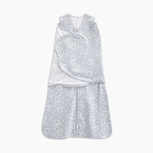 Halo Disney SleepSack Swaddle Cotton - Confetti Mickey Grey, Newborn