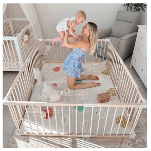HARPPA Baby Gate Playpen Baby Fence for Babies and Toddlers