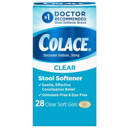 Colace Clear Stool Softener Soft Gels