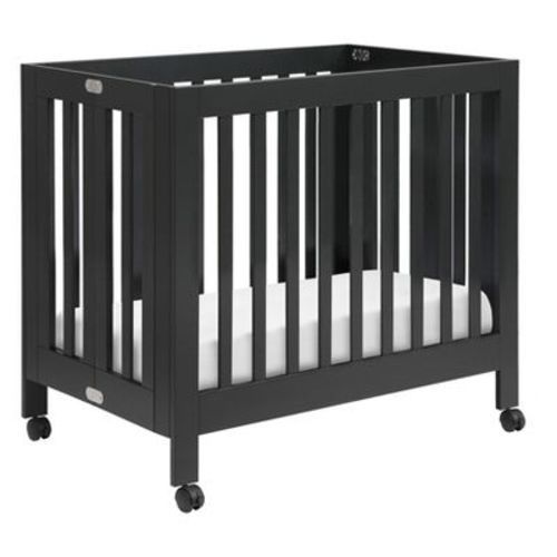 Babyletto Origami Portable Mini Crib - Black