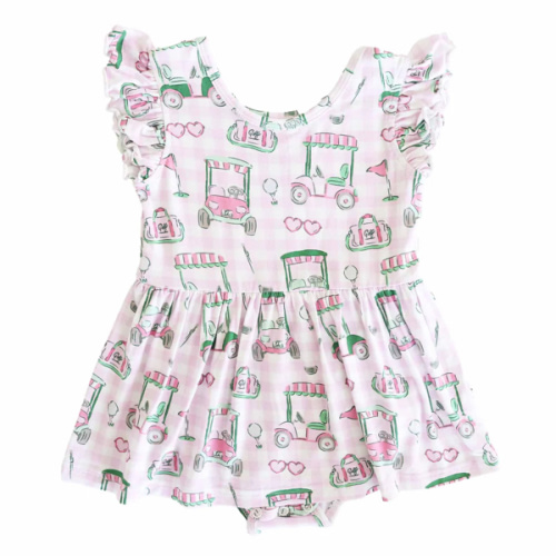 Caden Lane Sleeveless Twirl Bodysuit in Birdie Babes Pink