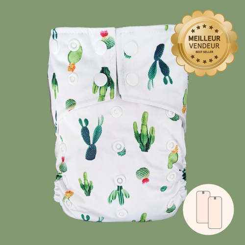 Pocket diapers with Snaps - LPO ECO | La Petite Ourse Canada