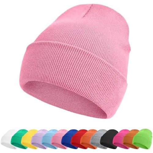 ZOORON Toddler Beanie Baby Kids Beanies Warm Winter Hat Knit Skull Cap for Boys & Girls Soft Children Infant Hat