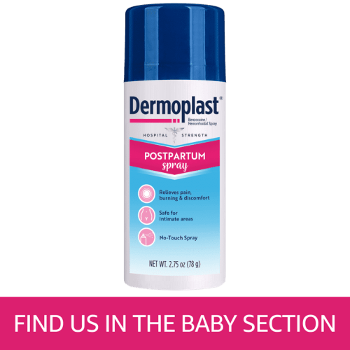 Dermoplast Postpartum Perianal Pain Relief Spray, Unscented, 2.75 oz