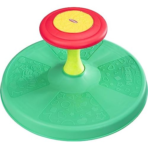 Playskool Sit ‘n Spin Classic Spinning Activity Toy for Toddlers Ages Over 18 Months (Amazon Exclusive),Multicolor - Frustration-Free Packaging