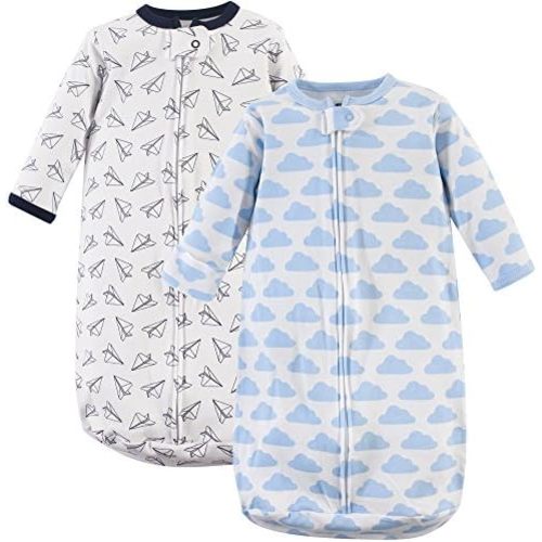 Hudson Baby BabyCotton Long-Sleeve Wearable Sleeping Bag, Sack, Blanket