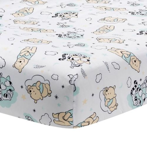 Lambs & Ivy Winnie The Pooh Hugs Fitted Crib Sheet