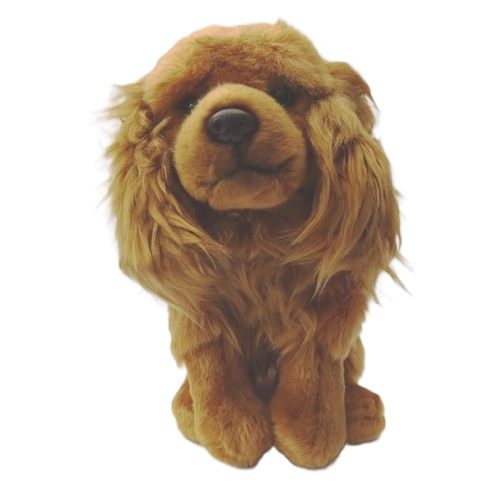 King Charles Cavalier Ruby 12" Plush Toy Dog Plushie Can Be Personalized & Customized With An Engraved Tag, Collar and Stunning Gift Wrap